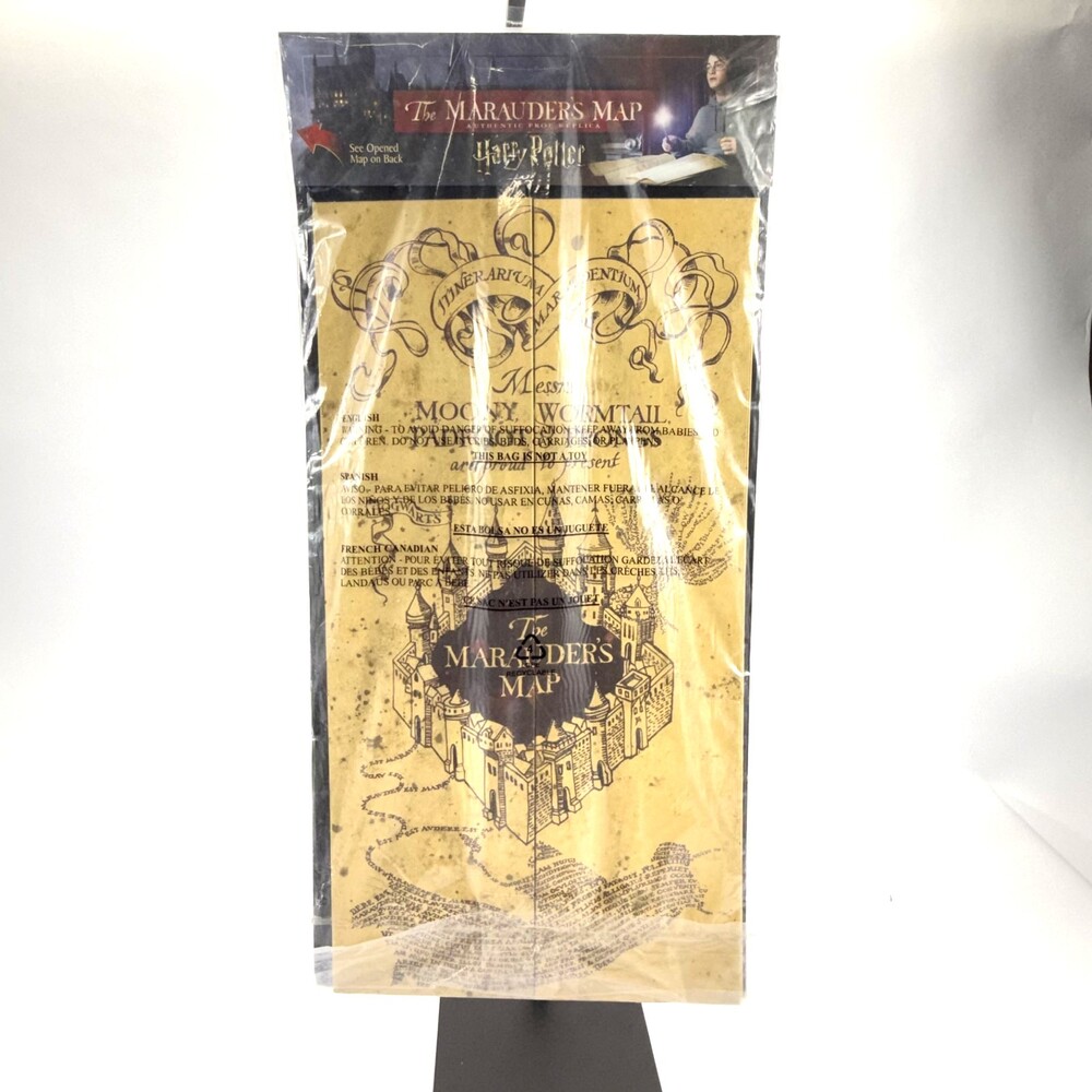 NIP The Noble Collection Harry Potter Marauder’s Map Authentic Prop Replica